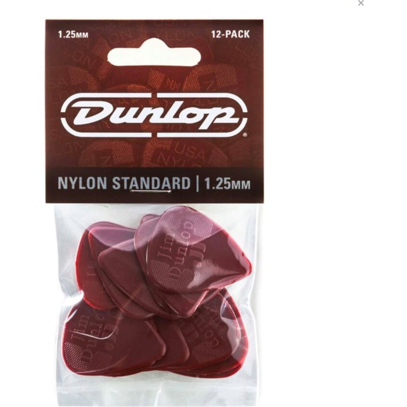 Dunlop Nylon Standard 12-Pack 1.25mm