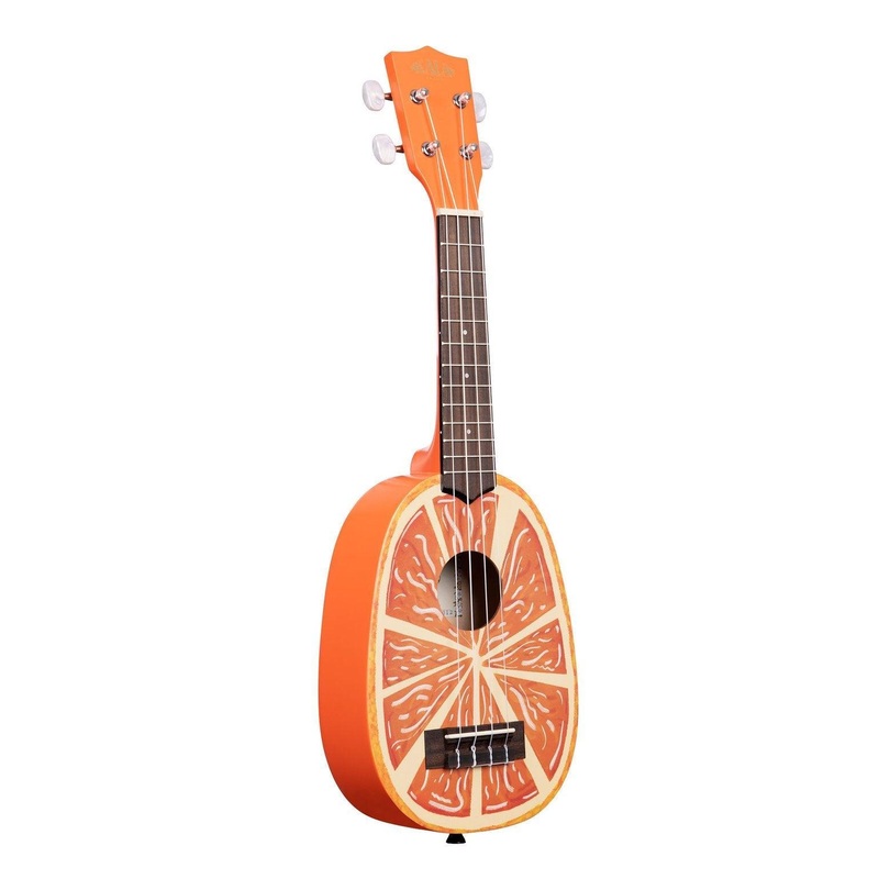 Kala Novelty Ukulele - Orangelele - Orange Slice Soprano Uke