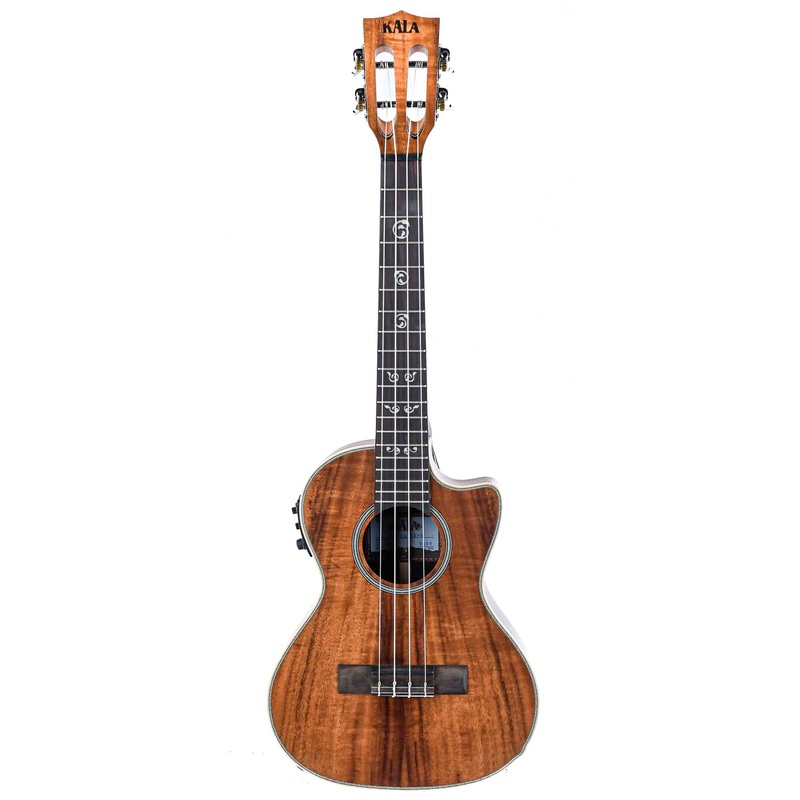 Kala Solid Acacia Tenor Ukulele w/ Cutaway & EQ