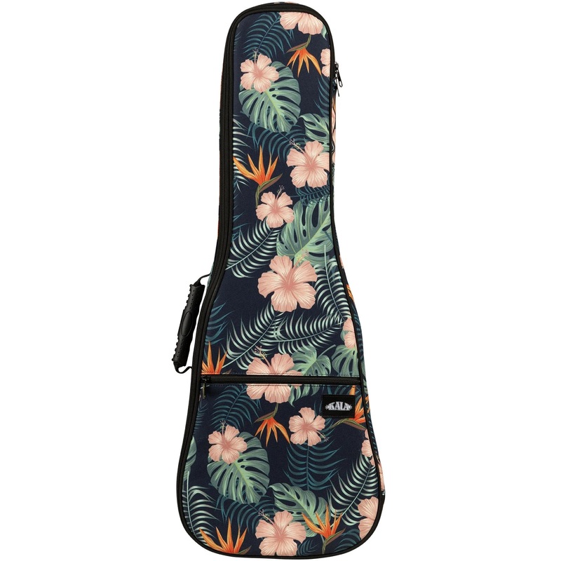 KALA UB-TROP-T Tropical Bloom Ukulele Gig Bag, Tenor