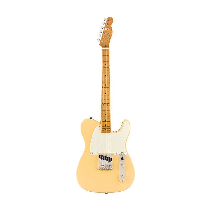Squier FSR Classic Vibe 50s Esquire Electric Guitar, Maple FB, Vintage White