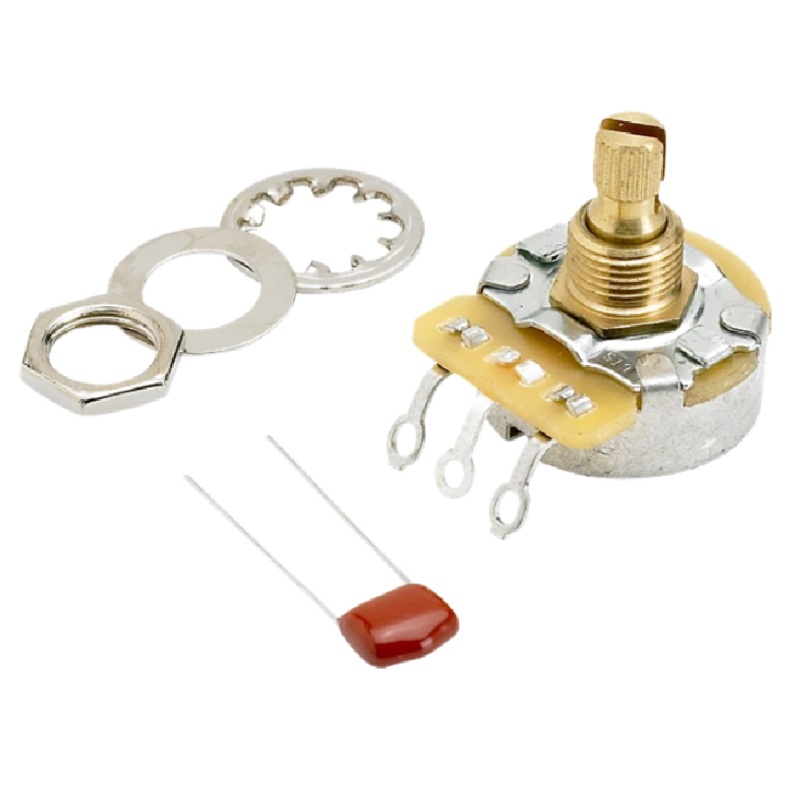 Fender 099-0832-000 250K No Load Split Shaft Potentiometer w/ .022mf Cap