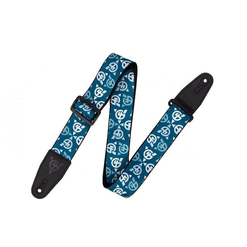 Levy's Dye-Sublimation Guitar 4 Vets Strap, Blue and White MPG4V-005 *Free Shipping in the USA*