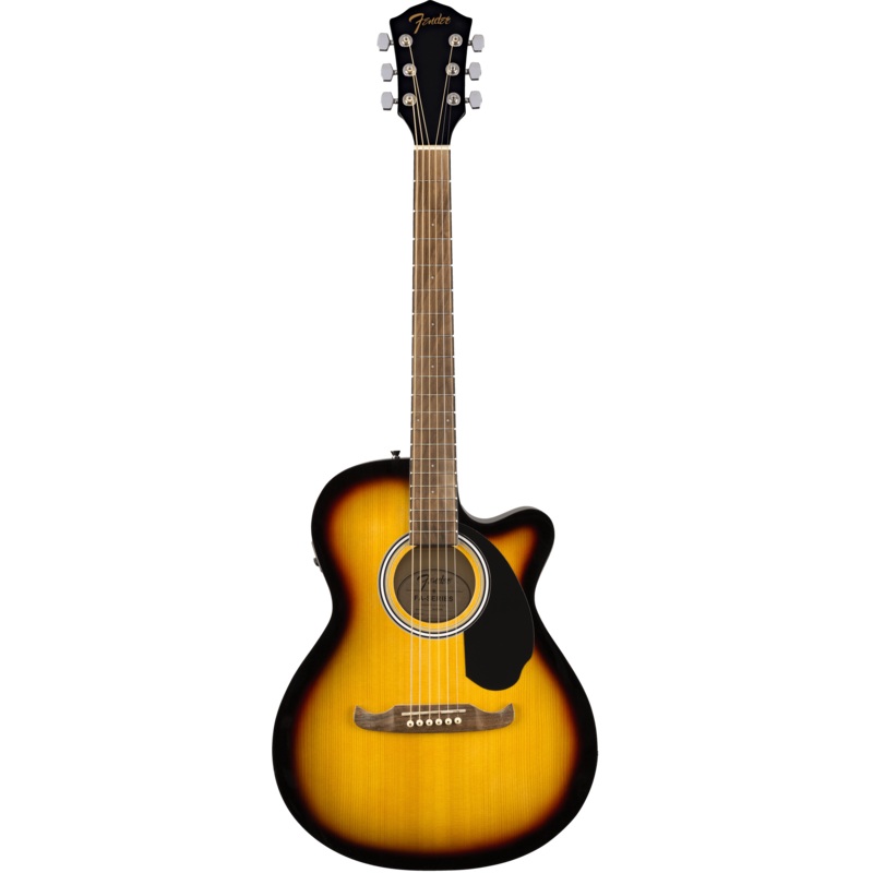 Fender FA-135CE Concert, Walnut Fingerboard, Sunburst Acoustic Guitar - See Description