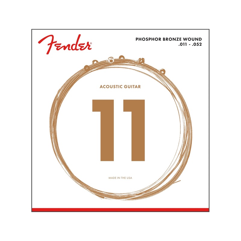 Fender 60CL Phos Bronze Wound Ball End Acoustic String 11-52