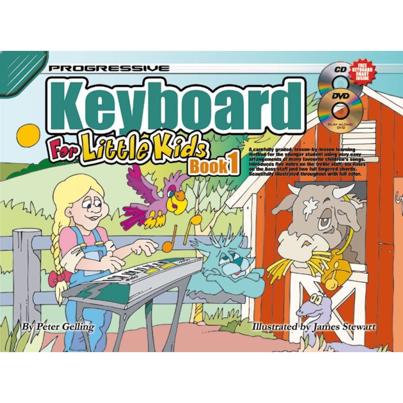 Progressive Keyboard Meth For Little Kids Bk1 Pa