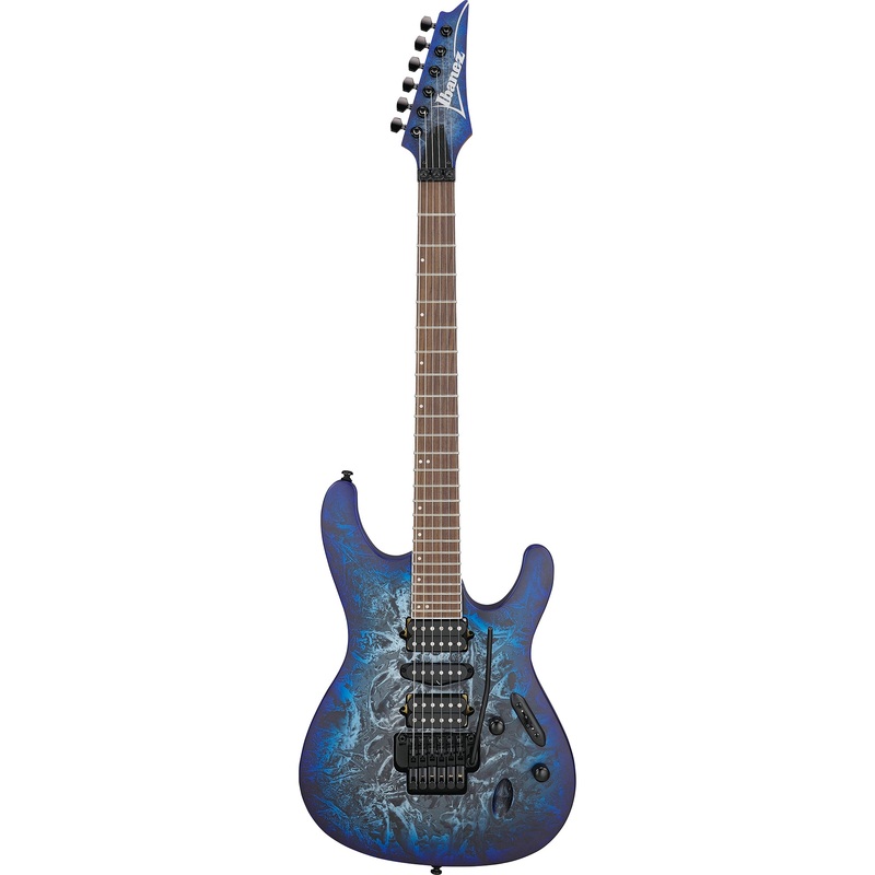 Ibanez S770CZM S Standard, HSH, Dimarzio PU, Edge-Zero II Trem, Cosmic Blue Frozen Matte