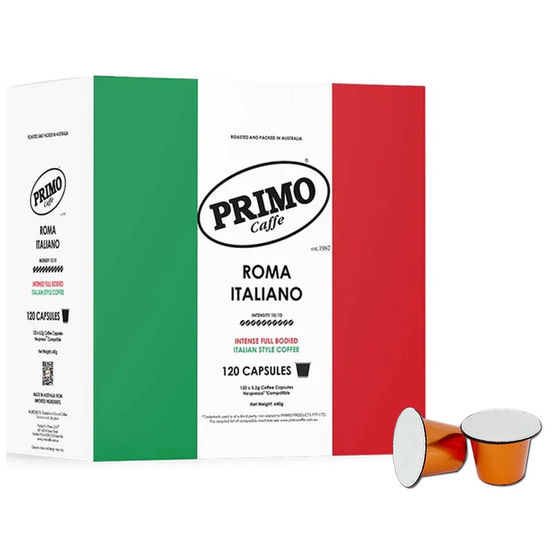 Primo Caffe Roma Intense Capsules 640g 120pcs