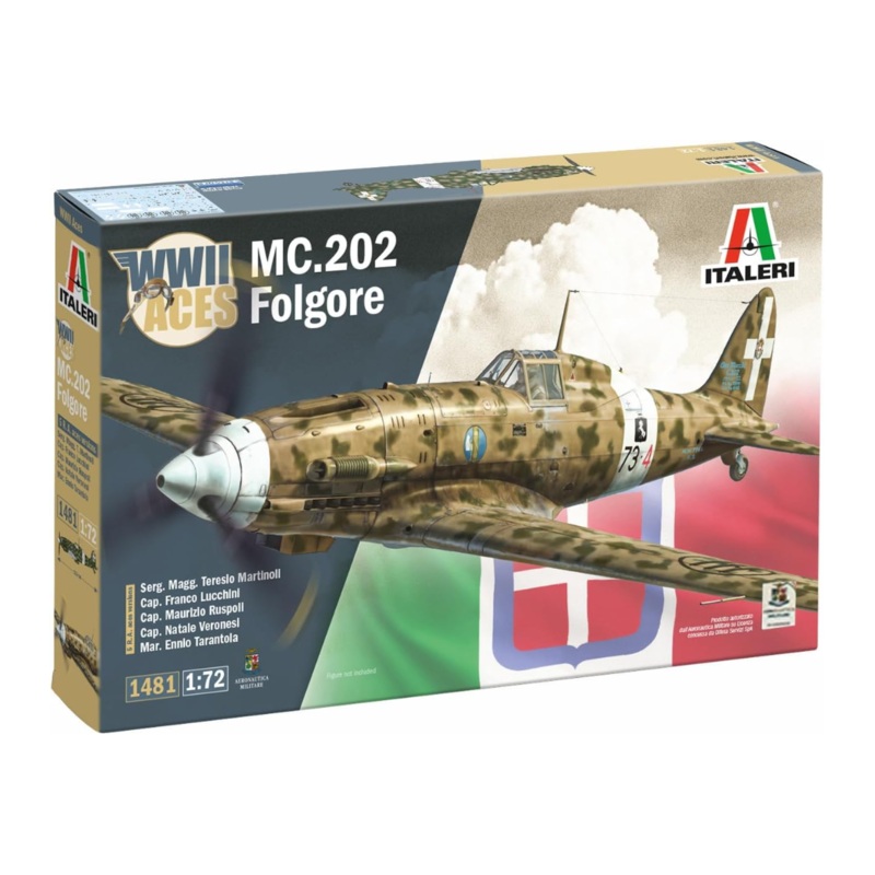 Italeri 1/72 WWII ACES MC.202 Folgore Ace