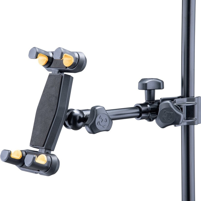 Hercules DG307B Tablet and Phone Holder for Mic Stands