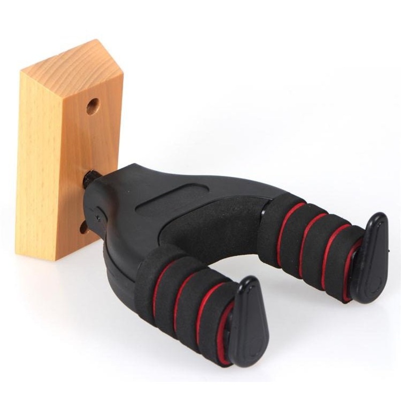 Instrument Wall Hanger with Auto Lock - Fits All Instruments Guitars, Bass, Mandolin, Banjo, Ukulele