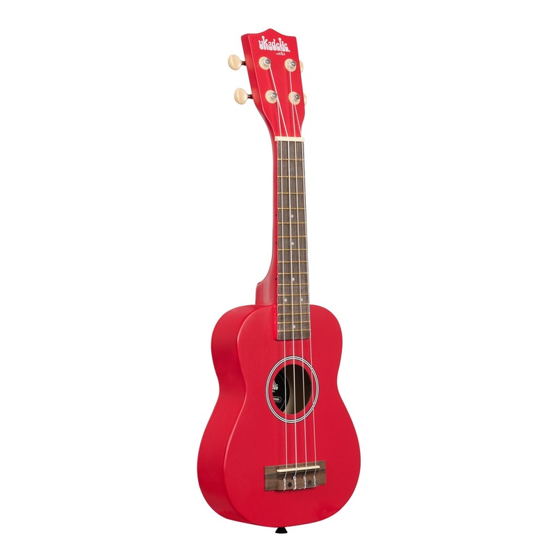 Kala Ukadelic Soprano Uke CherryBomb w/bag