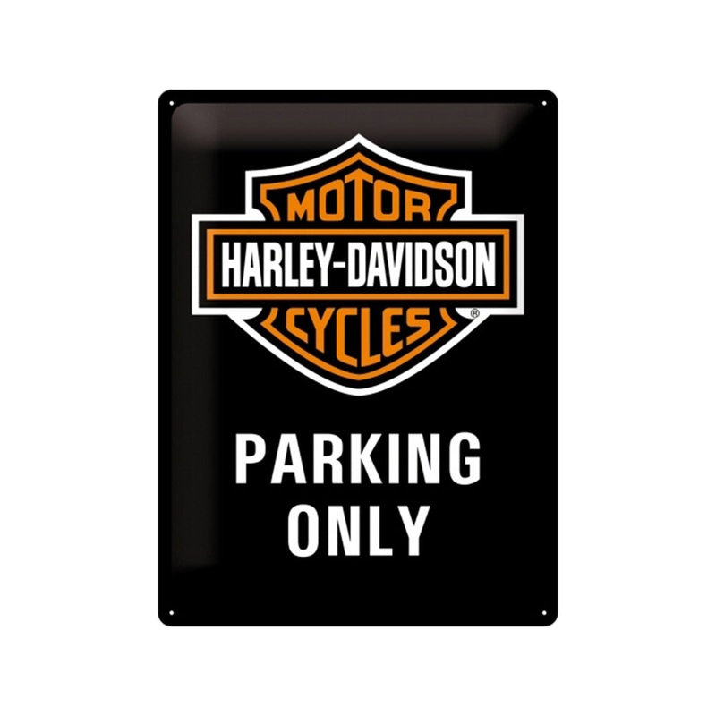 Nostalgic-Art Harley-Davidson Parking Only 30x40cm Large Metal Tin Sign Plaque