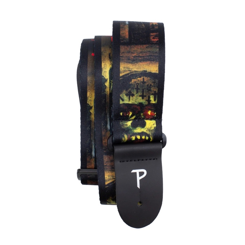 Perris Leather SLAYER SEASONS IN THE ABYSS POLYESTER GUITAR STRAP - Made In Canada