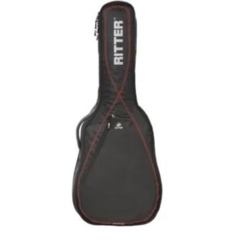 Ritter Performance 2 Dreadnought Guitar Bag Black - Red