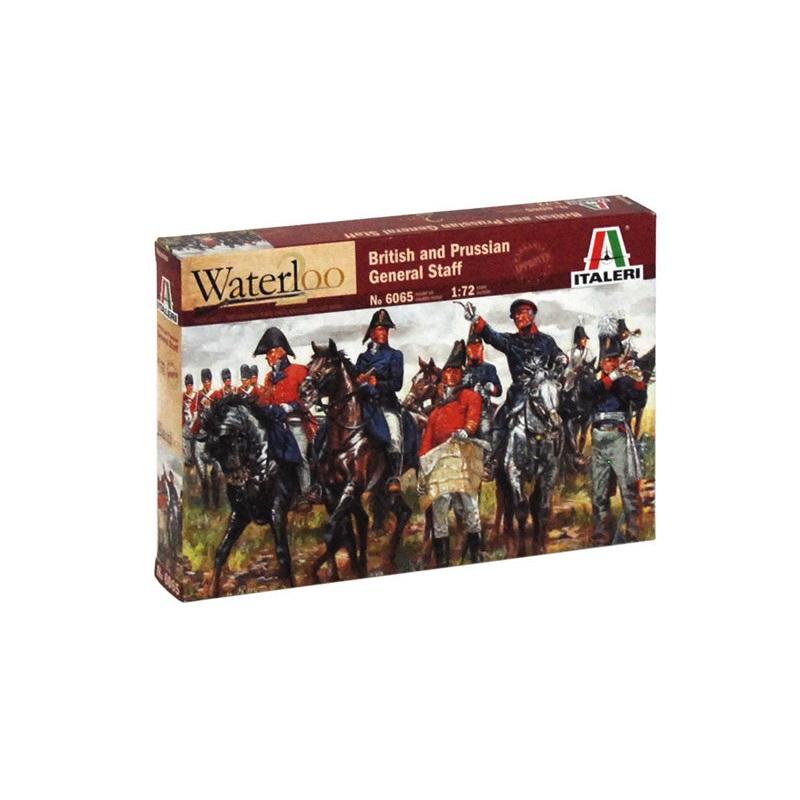 Italeri 1/72 Waterloo British and Prussian General Staff Napoleonic Wars