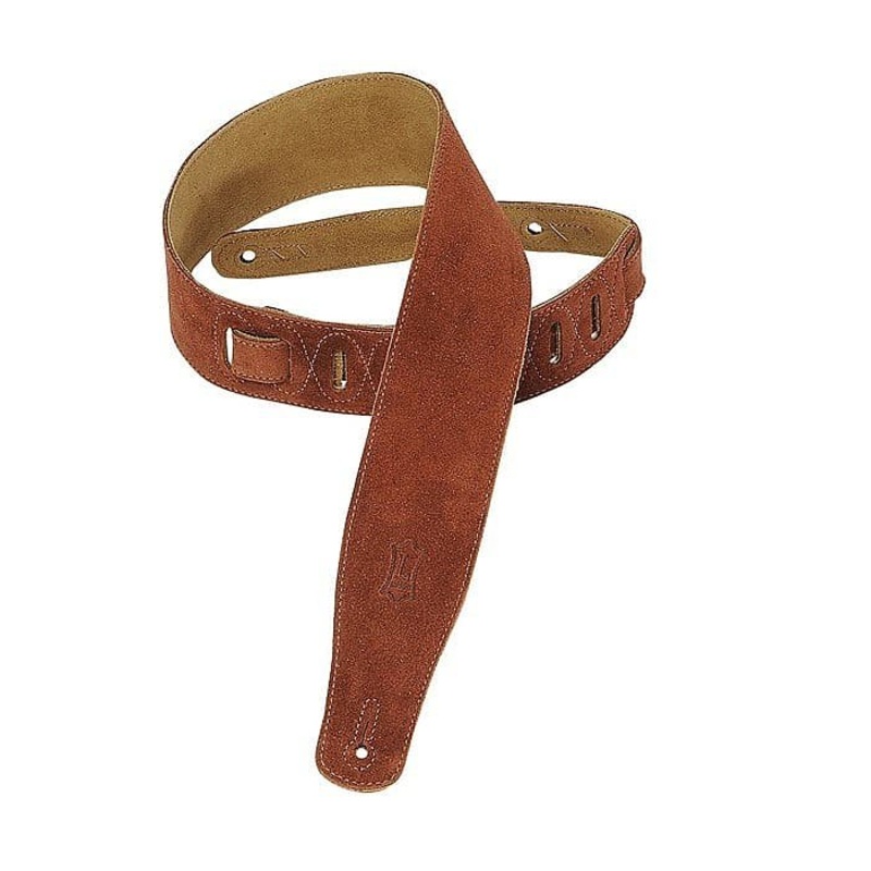 Levy's MS26-RST Hand-brushed Suede Guitar Strap *Free Shipping in the USA*