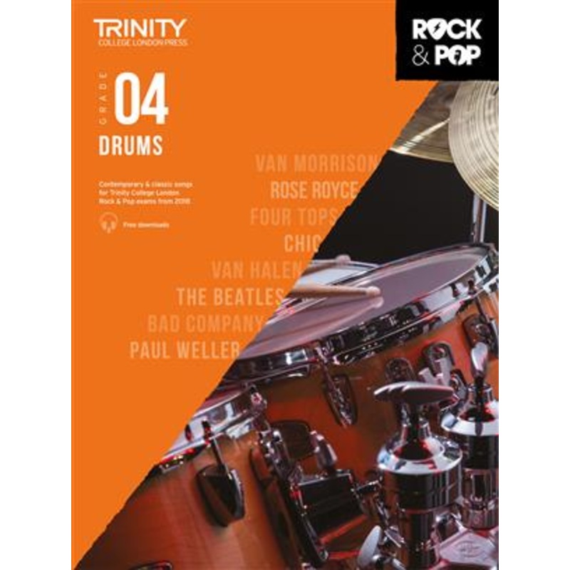 Trinity Rock & Pop Drums Gr 4 2018