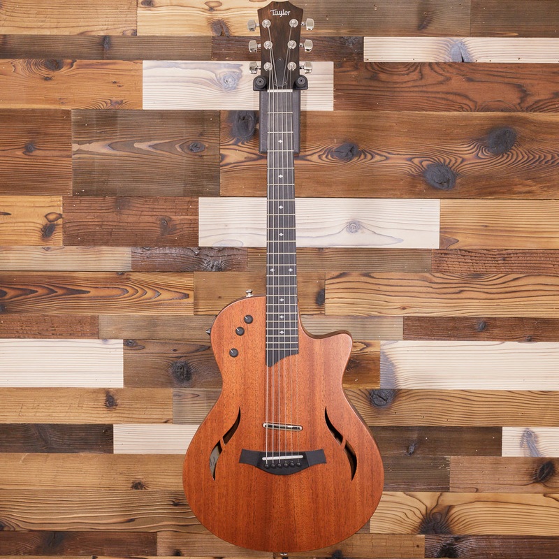 Taylor T5Z-CLASSIC-MAH Thinline Acoustic-Electric Guitar, Mahogany (1209094098)