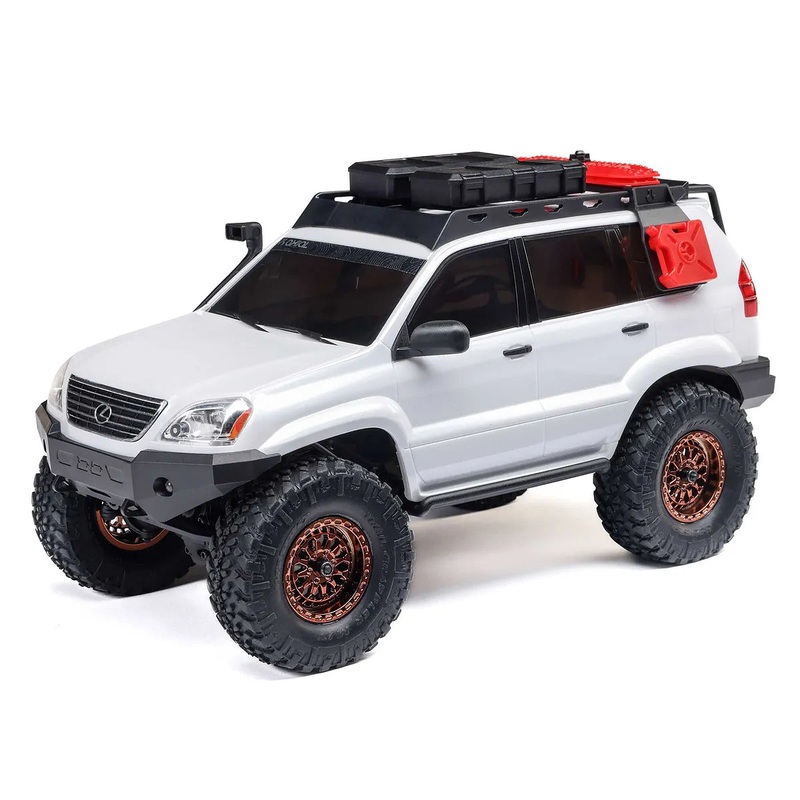 Axial SCX24 Lexus GX 470 RC Rock Crawler Electric 4WD 1/24 Scale RTR - White