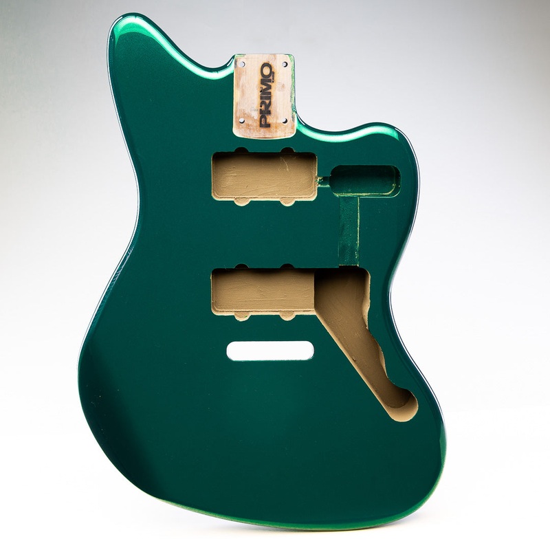 PRiMO Replacement Jazzmaster Body - Strat Trem - Forest Green
