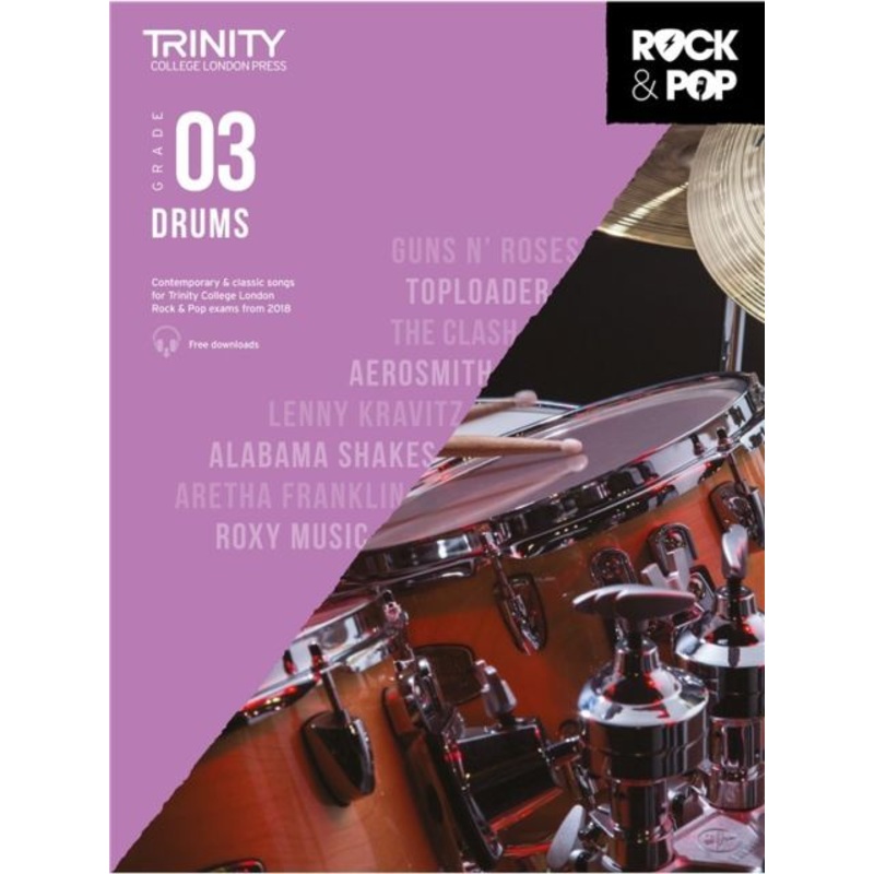 Trinity Rock & Pop Drums GR 3 2018
