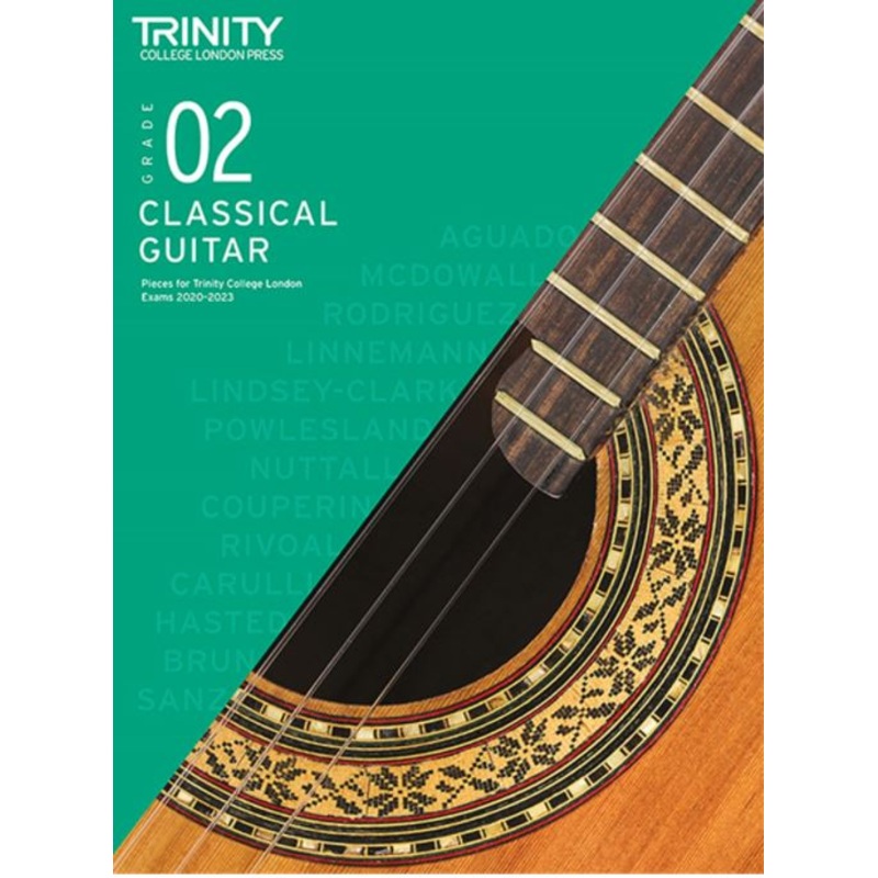 TRINITY CLASICAL GUITAR PIECES 2020-23 GRADE 2