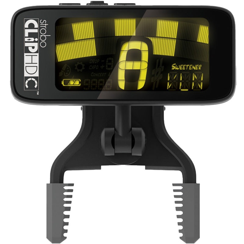 Peterson SC-HDCV StroboClip HDC Tuner w/ Violin Clamp, Rechargable Li-Ion Battery, Clip-On
