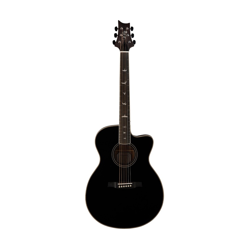 PRS SE A20 Angelus Acoustic Guitar w/Black Top & Bag, Satin Black