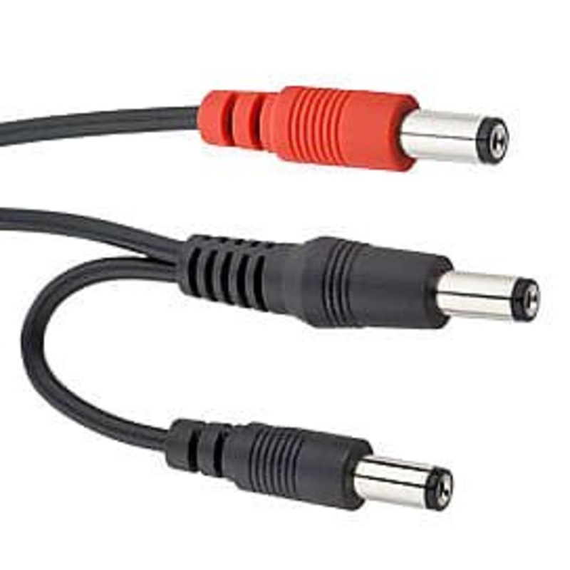 Voodoo Lab PPEH24 Dual 2.1mm to 2.5mm Reverse Polarity Voltage Doubling Y Cable - 18"