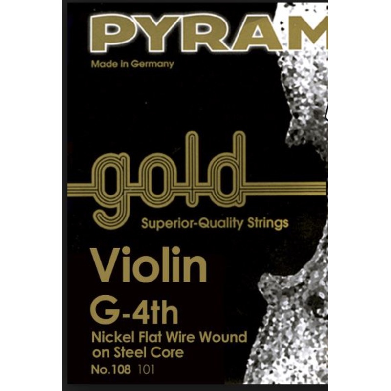 Pyramid Gold Violin G String 1/4