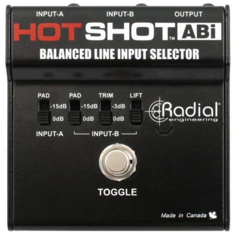 Radial Engineering R8001508 HotShot ABi, XLR Input Selector