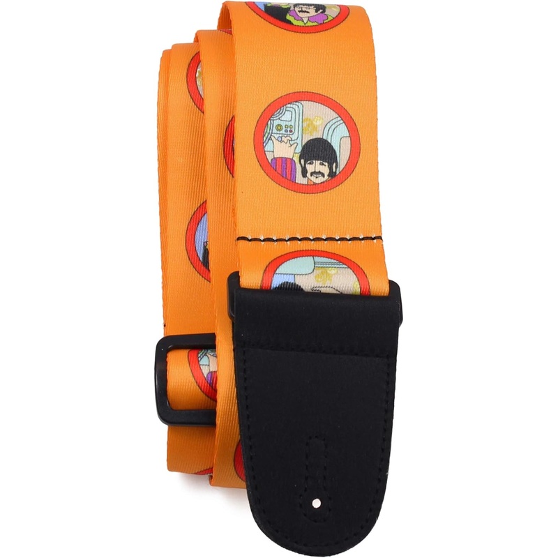 Perris Leathers Ltd. - The Beatles - NDS-6108 - Guitar Strap - Yellow Submarine - Official Licensed Product - Adjustable - Made in Canada