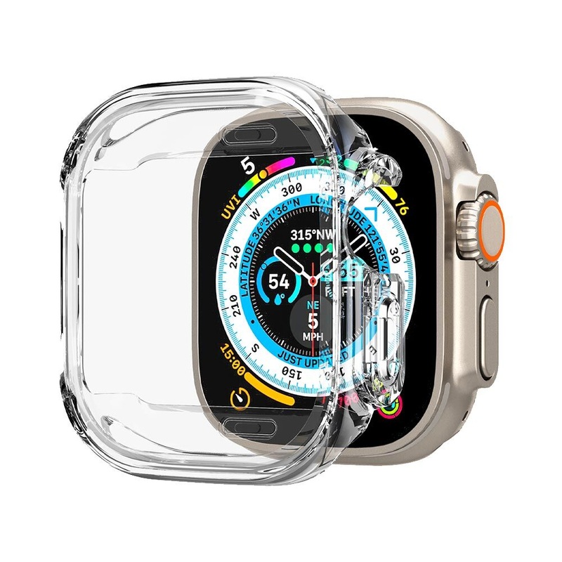 Spigen Apple Watch 49mm Ultra Hybrid Case (Clear)