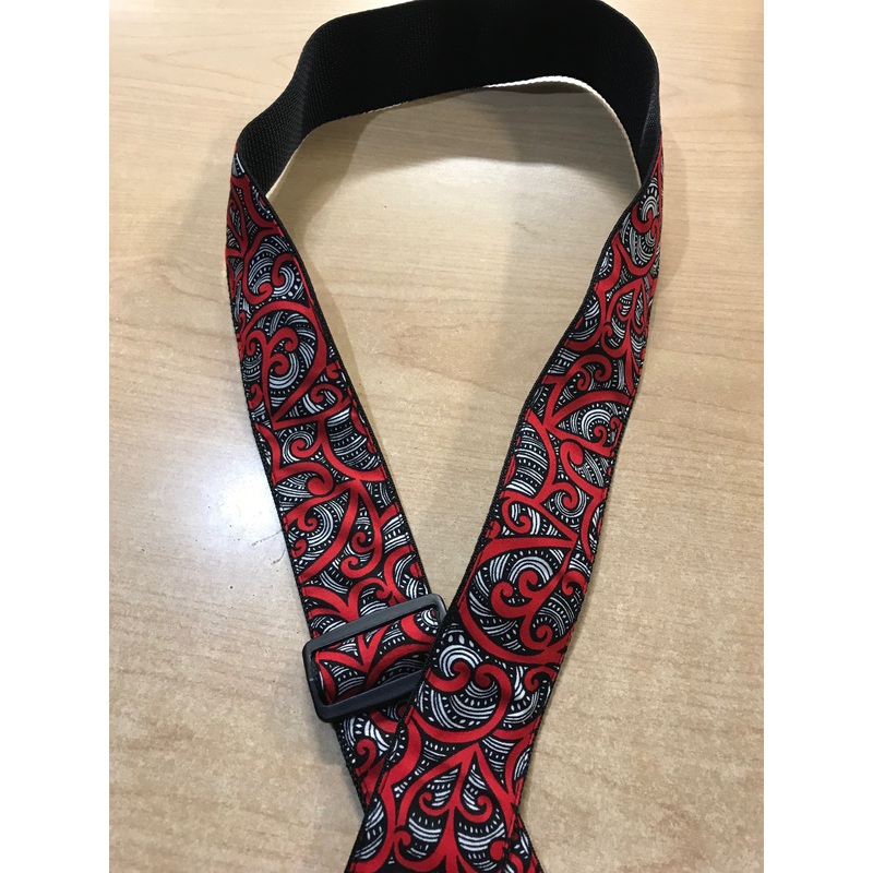 GUITAR STRAP MAUI RED