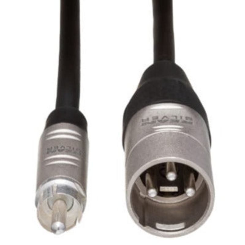 Hosa HRX-005 Pro Unbalanced Cable, RCA to XLR3M, 5 ft (Loc:2M)