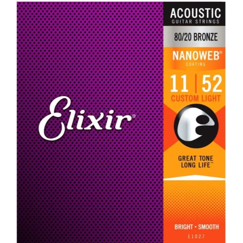 String Acoustic Elixir 11-52 Nanoweb 11027