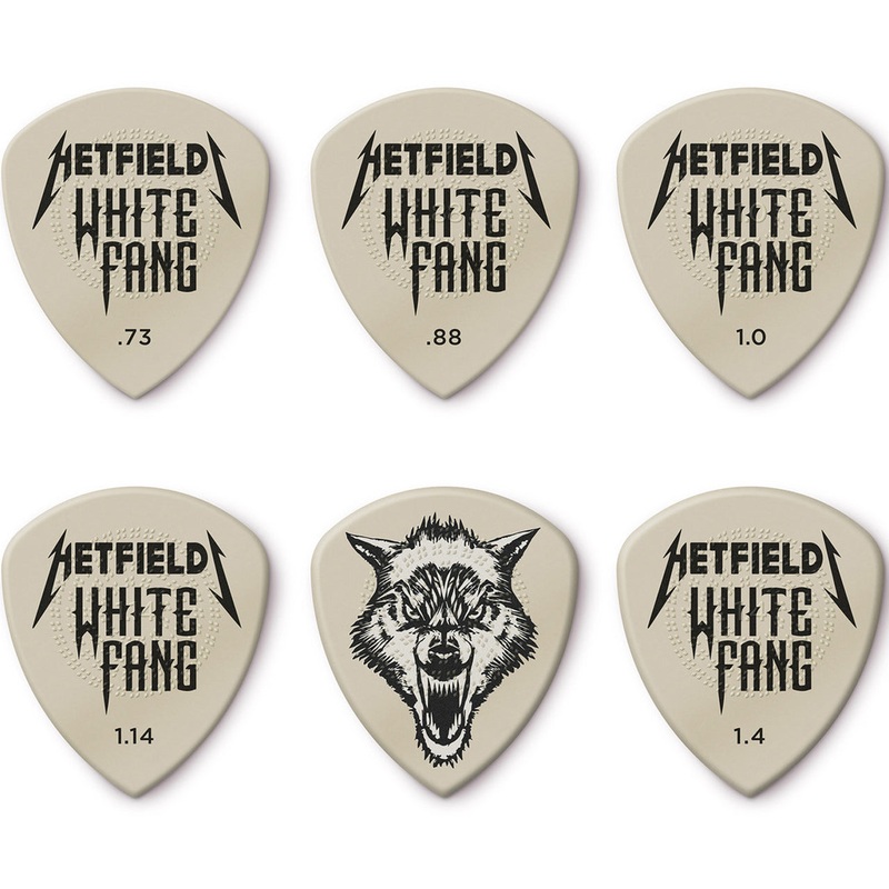 Dunlop PVPPH122 Hetfield's White Fang Custom Flow Variety Pack, 6 PACK