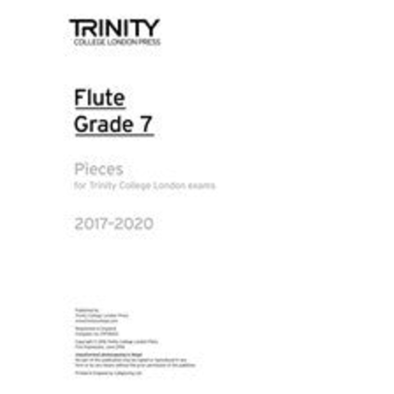 Trinity Flute Exam Pieces Grade 7 2017-2020 Part