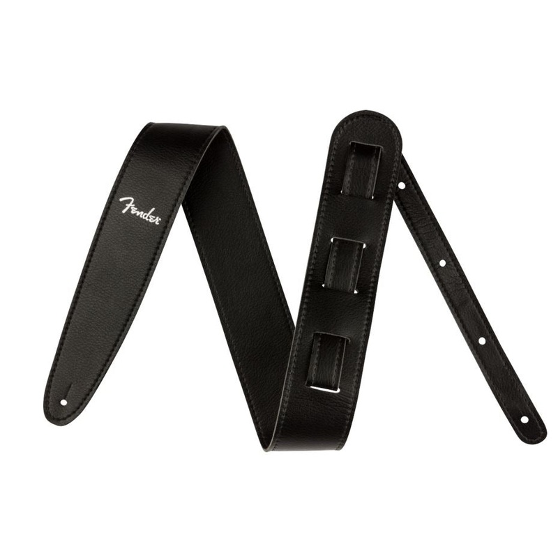 Fender Vegan Leather Strap Black