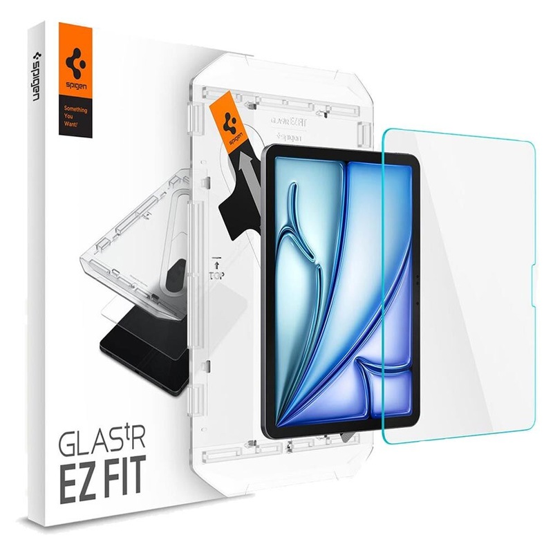 Spigen Apple iPad Air 11 2024 EZ Fit GLAS.tR Slim 1PC Glass Screen Protector - Clear
