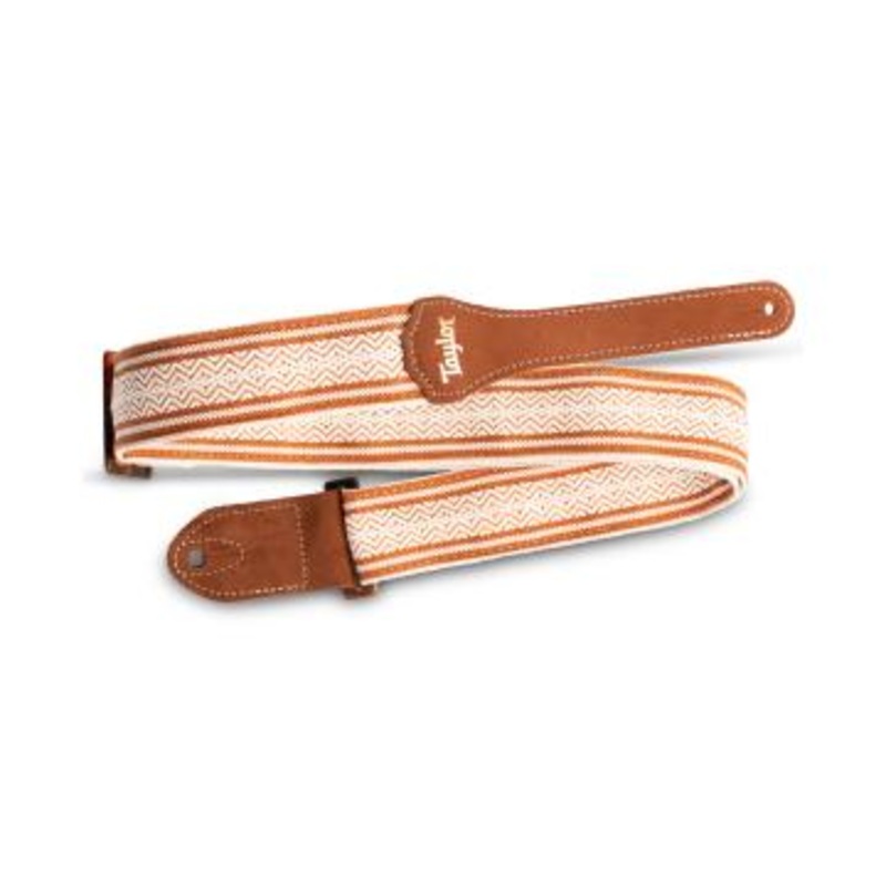 Taylor Academy 2" Jacquard Cotton Guitar Strap Black/White