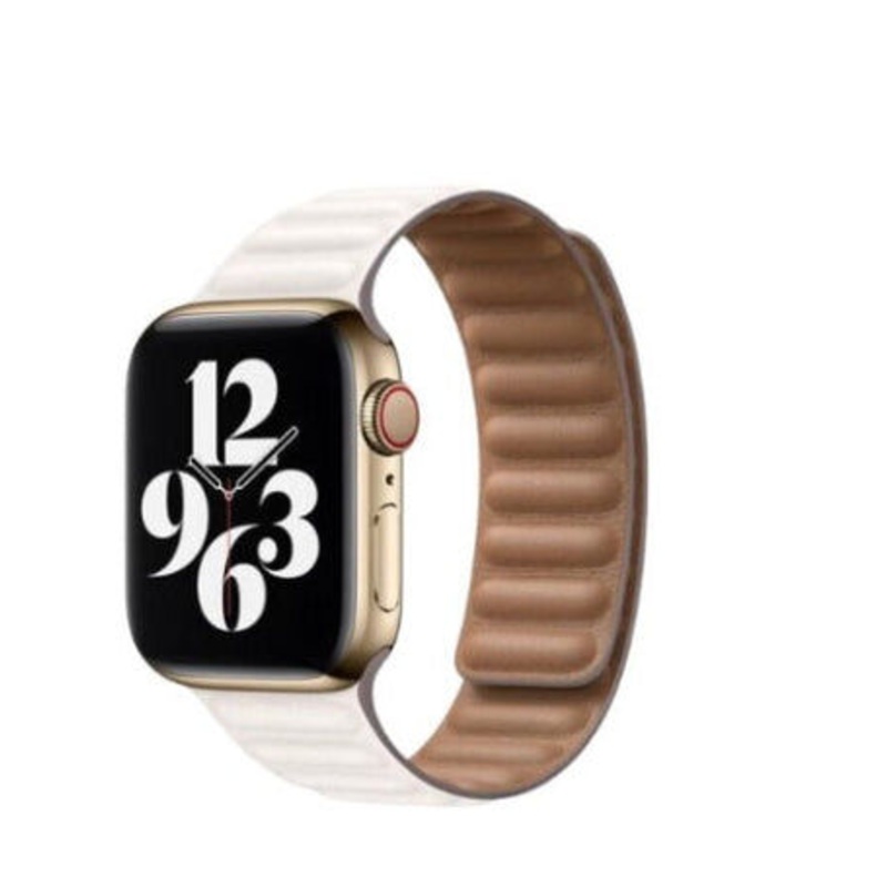 Hoco Magnetic Leather Apple Watch Band (Starlight)