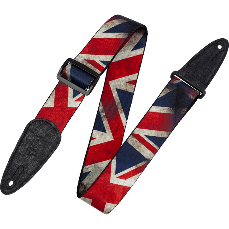 Levy's MDP-UK 2" Polyester Guitar Strap Union Jack