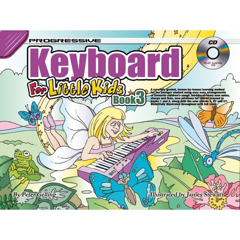Progressive Keyboard For Little Kids 3 Bk/Cd/Dvd