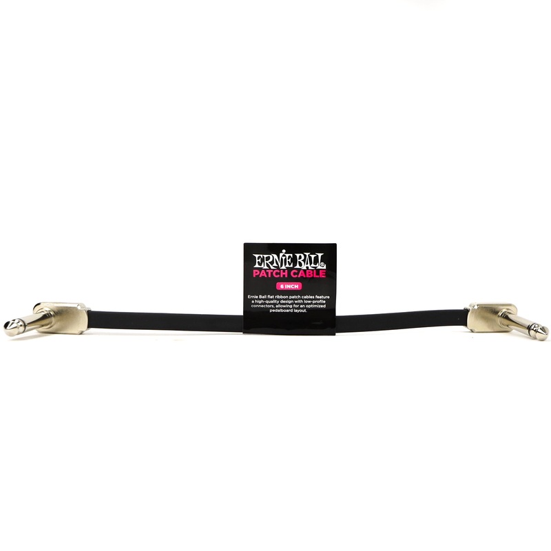Ernie Ball P06226 6" Single Flat Ribbon Patch Cable