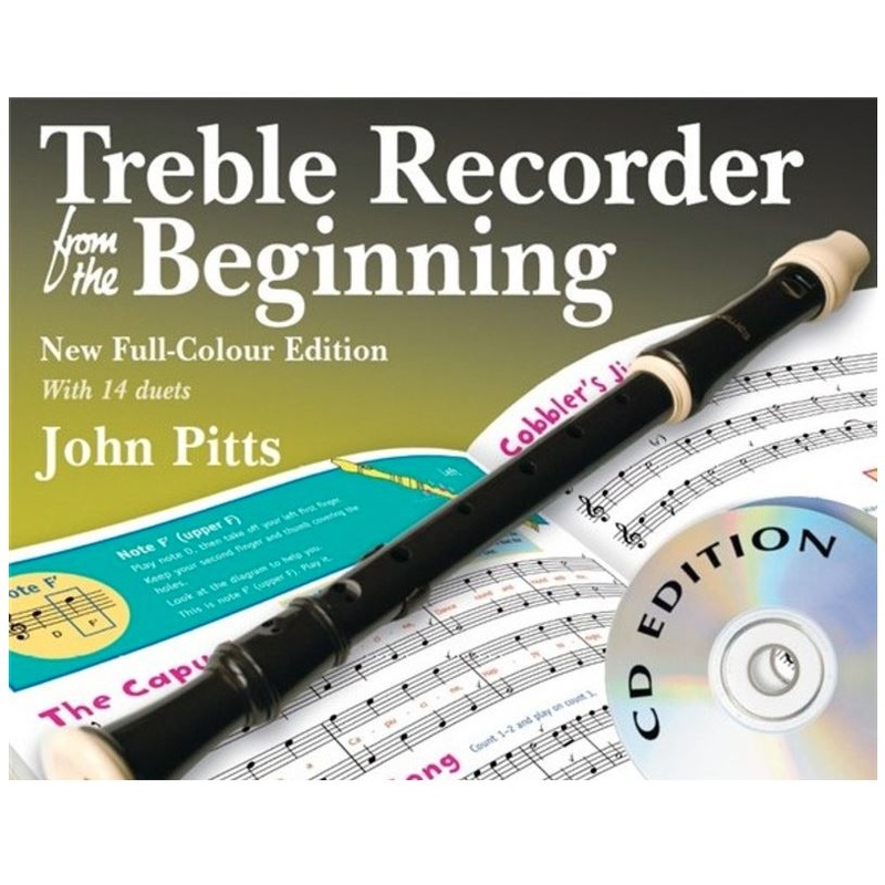 Pitts Treble recorder Pupil Bk/2CDs New Ed