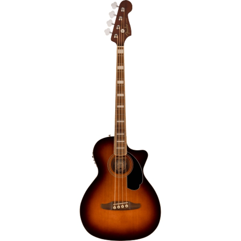Fender Kingman Bass, Walnut Fingerboard, Black Pickguard - Shaded Edge Burst - See Description