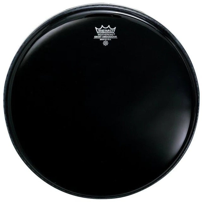Remo ES-0013-00 - 13''Batter, Ambassador, Ebony