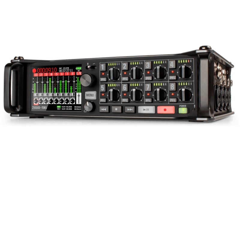 Zoom F8n Pro Flagship Multitrack Field Recorder with 32-Bit Float Recording ZF8NPRO